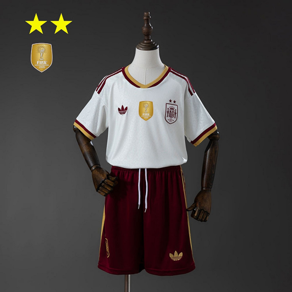 Kids Kit Spain Away 2-Star Champion 2026