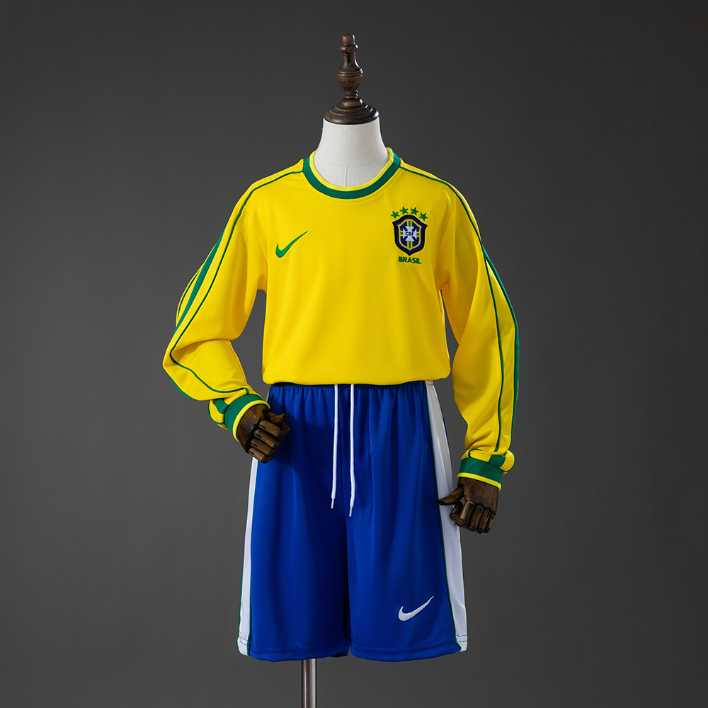 Long-Sleeve Kids Kit Brazil Home  1998