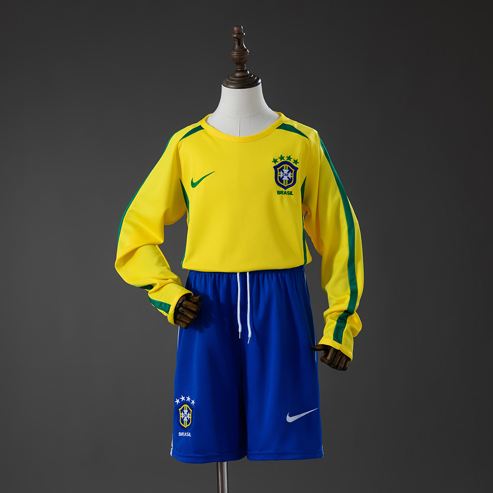Long-Sleeve Kids Kit Brazil Home  2002