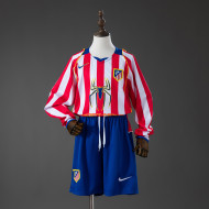 Long-Sleeve Kids Kit Atletico Home 04-05