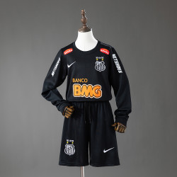 Long-Sleeve Kids Kit Santos  Away 12-13