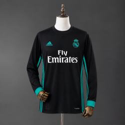 Retro Real Madrid Away 17-18 Long Sleeve