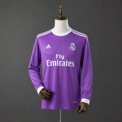 Retro Real Madrid Away 16-17 Long Sleeve