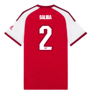 26-27 Arsenal Home Player Edition #SALIBA 2 PRINTING