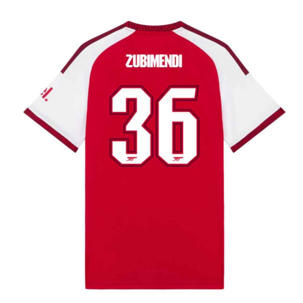 26-27 Arsenal Home Player Edition #ZUBIMENDI 36 PRINTING