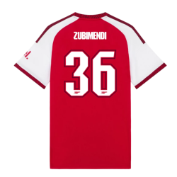 26-27 Arsenal Home Player Edition #ZUBIMENDI 36 PRINTING